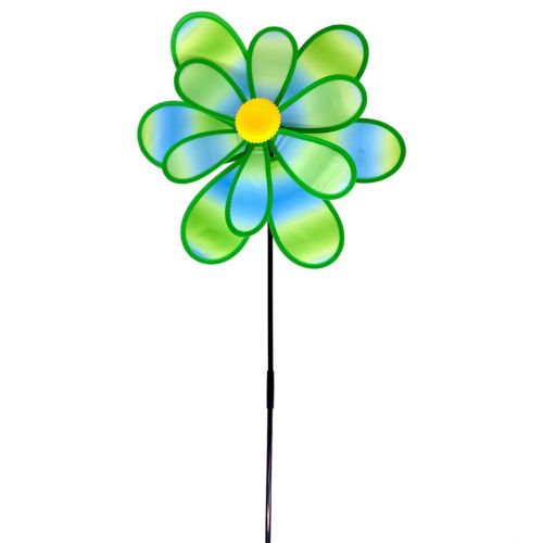 Ветрячок "Цветочек", диаметр 38 см, зеленый фото