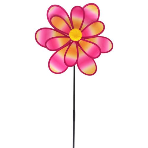 Вітрячок "Квіточка", діаметр 38 см, рожевий фото