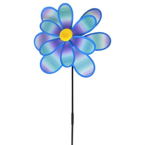 Ветрячок "Цветочек", диаметр 38 см, голубой фото