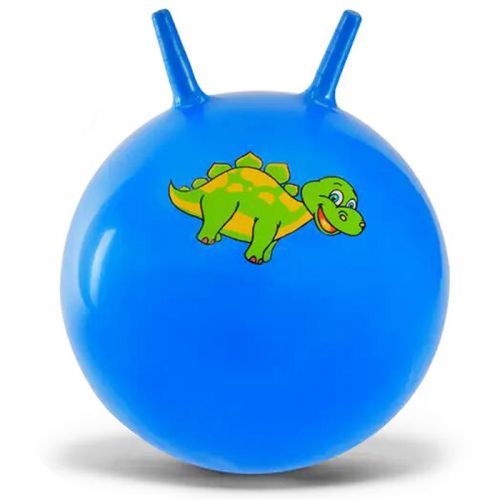Мяч для фитнеса "Динозавры" (голубой) фото