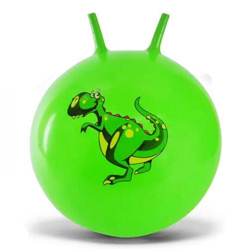 Мʼяч для фітнесу "Дінозаври" (зелений) фото