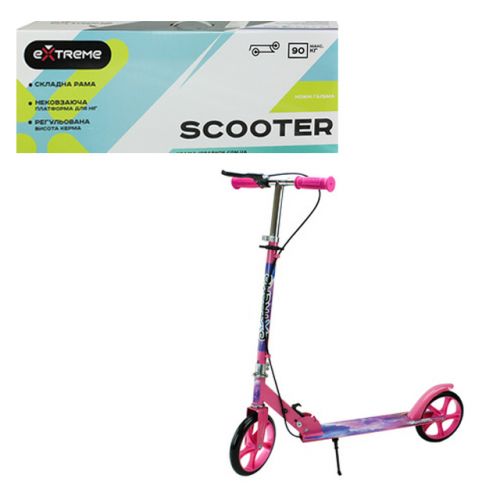 Самокат двоколісний "Scooter Extreme", міський (рожевий) фото