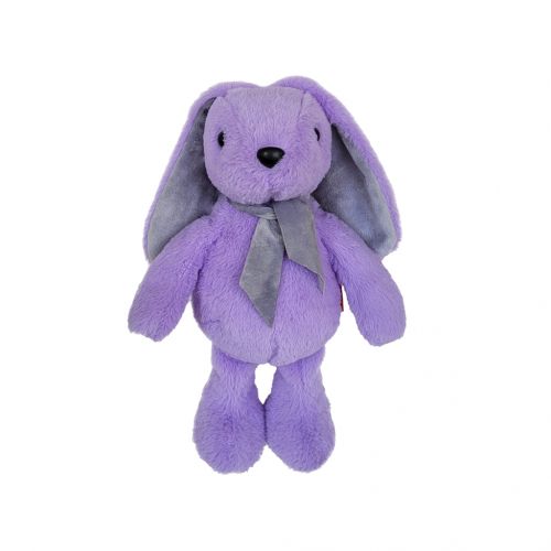 Мʼяка іграшка "Зайченя" (фіолетовий) фото