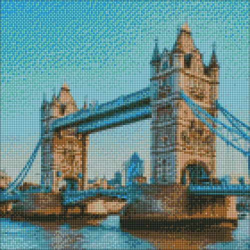 Алмазна мозаїка "Тауерський міст" 40х40 см фото