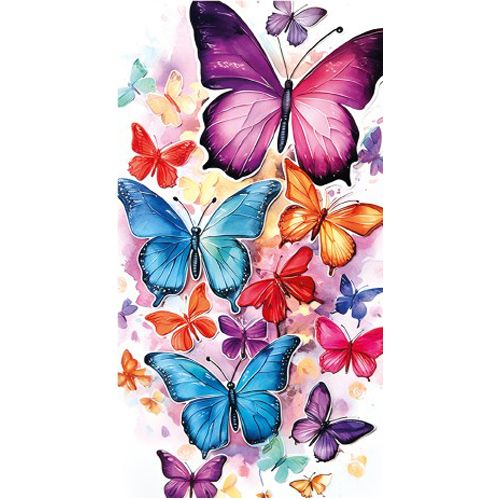 Конверт вітальний жіночий "Метелики" (укр) фото