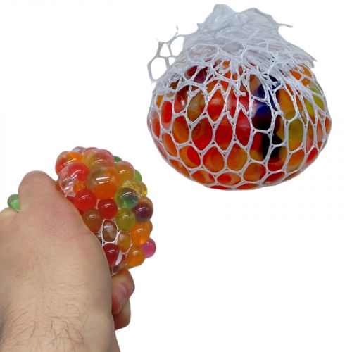 Іграшка-антистрес зі світлом "Mesh Squish Ball" фото