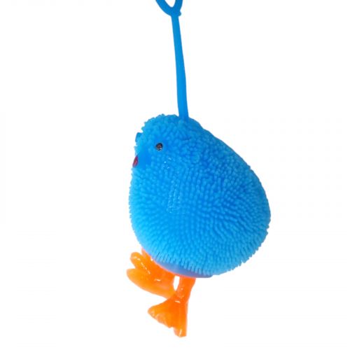 Світяшка-антистрес "Курчатко", 8 см, блакитне фото