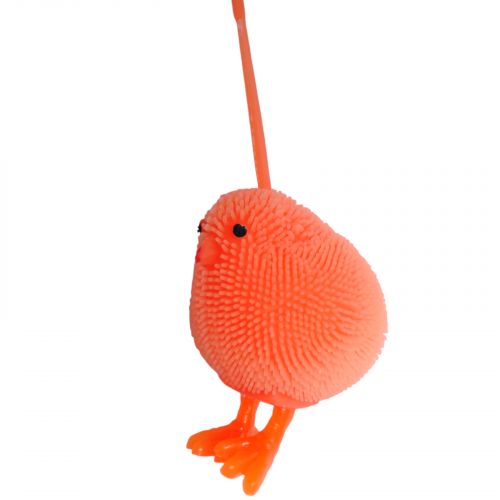 Світяшка-антистрес "Курчатко", 8 см, помаранчеве фото