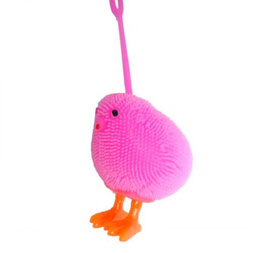Світяшка-антистрес "Курчатко", 8 см, рожеве фото