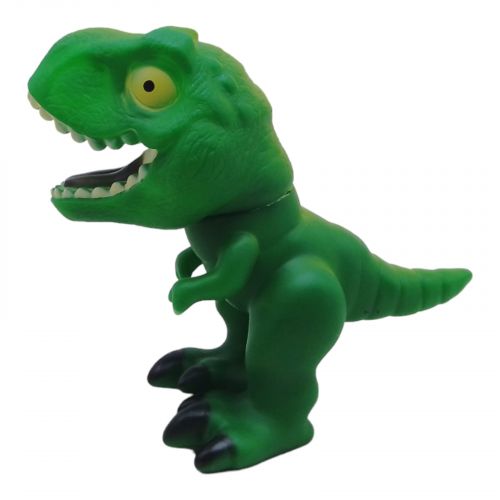 Резиновая игрушка "Динозавр" (зеленый) фото