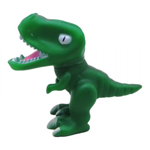 Гумова іграшка "Динозавр" (смарагдовий) фото