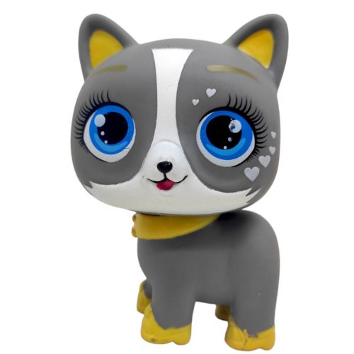 Игровая фигурка "Animal world", котик серый фото