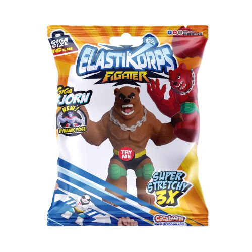 Стретч-іграшка Elastikorps серії "Fighter" – Ведмідь Бйорн фото