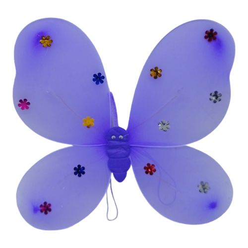 Крылья бабочки со световыми эффектами (сиреневые) фото