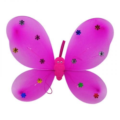 Крылья бабочки со световыми эффектами (малиновые) фото
