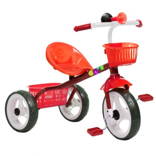 Велосипед триколісний "Profi Kids" (червоний) фото