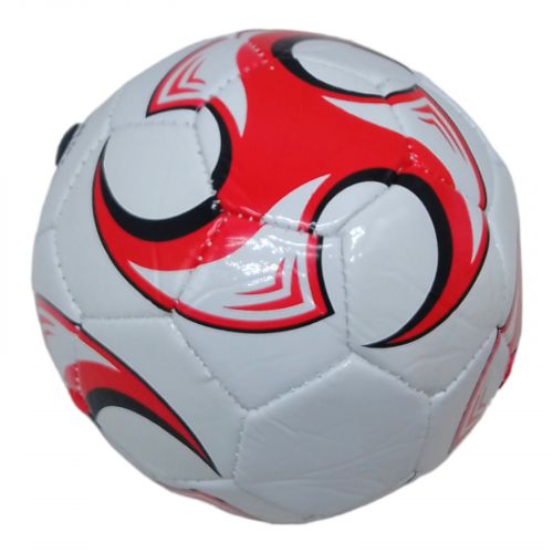 Мяч футбольный №2 детский (белый) фото