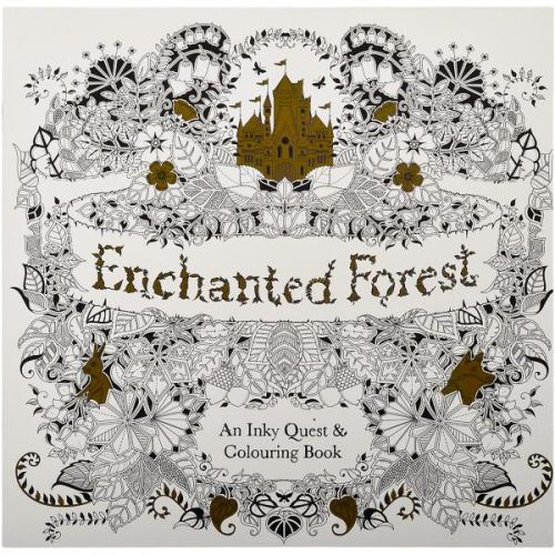 Раскраска-антистресс "Enchanted Forest" фото