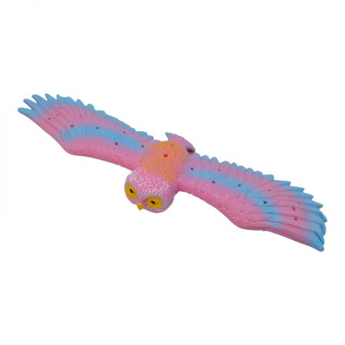 Слеп-браслет силіконовий "Сова" (рожево-блакитний) фото