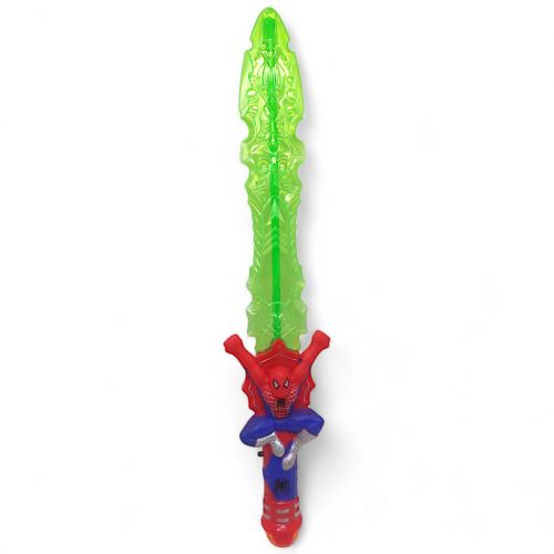 Меч со светом "Человек паук" (зеленый) фото