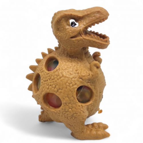 Іграшка-антистрес "Динозаврик" (коричневий) фото