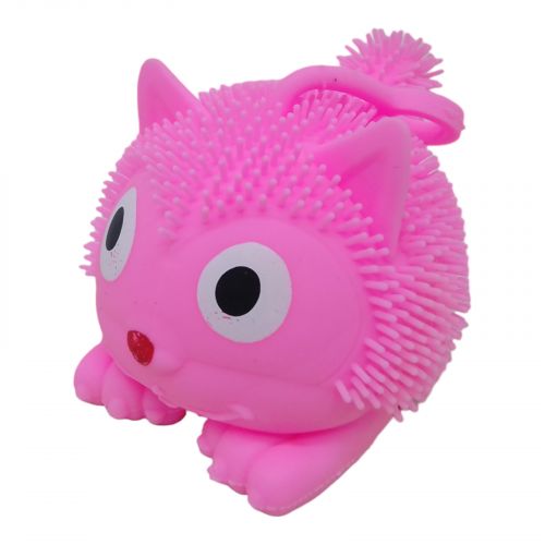 Іграшка-антистрес "Котик" (рожевий) фото