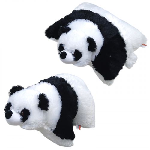 Мягкая подушка-складушка 2 в 1 "Панда" фото
