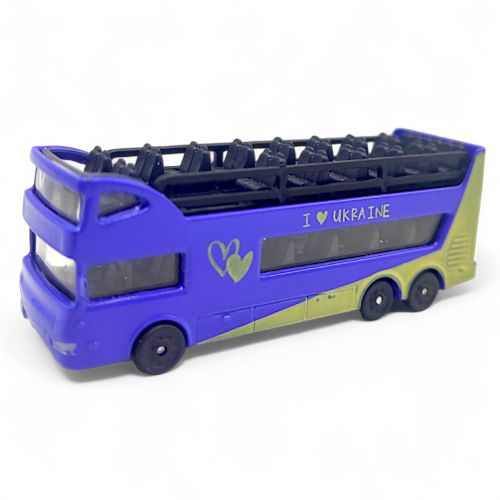 Модель металлическая, "TECHNOPARK: туристический автобус" фото