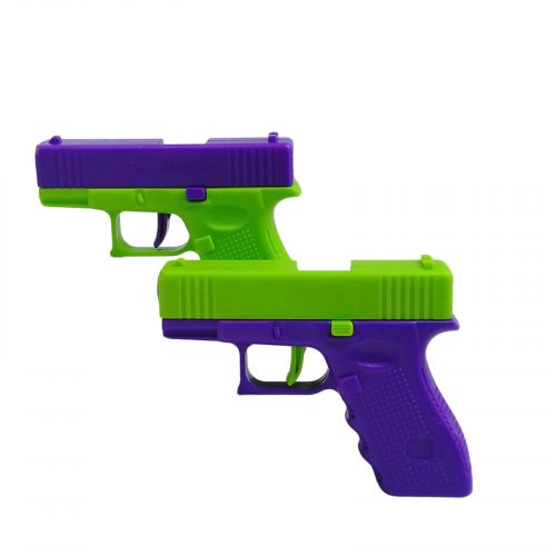 Пистолет-антистресс пластиковый (10 см) фото