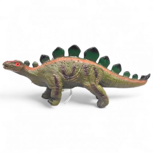 Фигурка динозавра резиновая "Стегозавр" (вид 1) фото