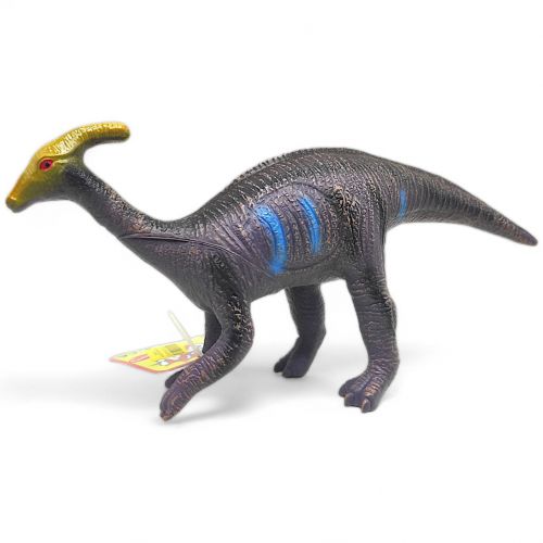 Фигурка динозавра резиновая "Паразауролоф" фото