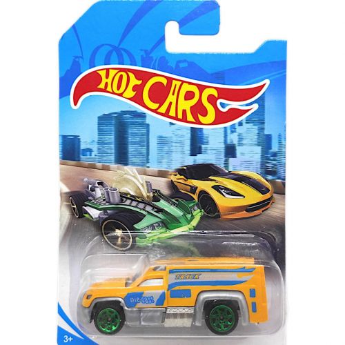 Машинка пластиковая "Hot CARS" (желтый) фото
