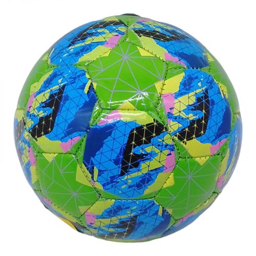 Мяч футбольный детский №2 "Звезды" (зеленый) фото