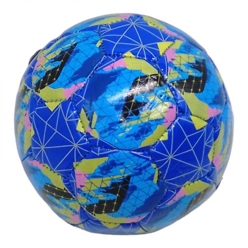 Мяч футбольный детский №2 "Звезды" (синий) фото