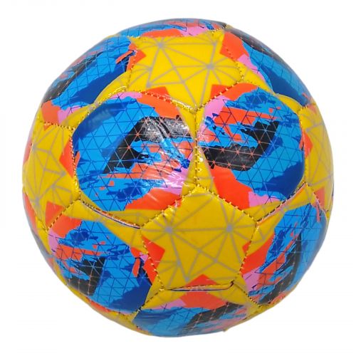 Мяч футбольный детский №2 "Звезды" (желтый) фото