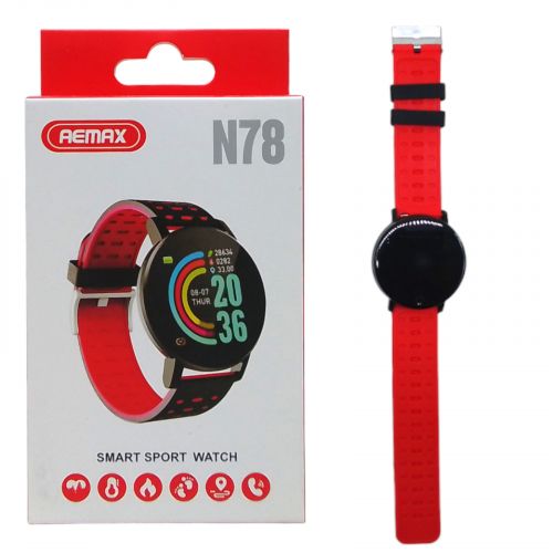Часы сенсорные "Smart Sport Watch" (красный) фото