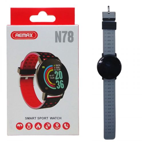 Часы сенсорные "Smart Sport Watch" (серый) фото