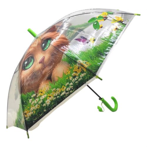 Детский зонт-трость "Котик" (66 см) фото