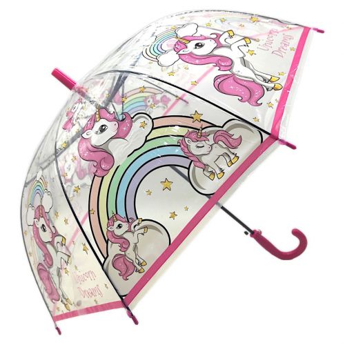 Дитяча парасолька-тростина "Єдиноріжки" (66 см) фото