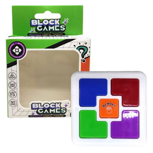 Игра развивающая "Block Memory Game" (белый) фото