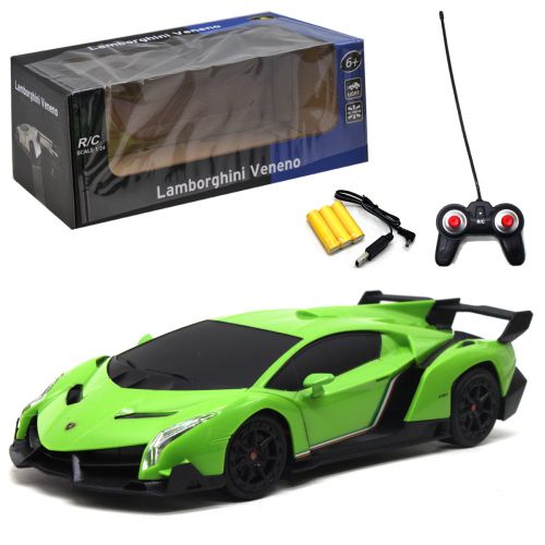 Машинка на радіокеруванні "Lamborghini Veneno" (зелена) фото