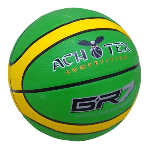 Мяч баскетбольний зелений фото