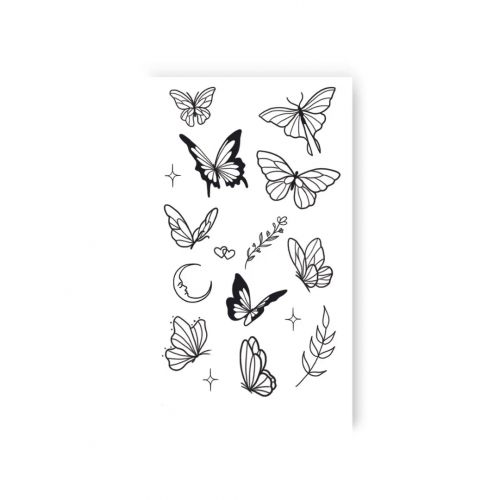 Тимчасові тату-перебивки "9 Метеликів" фото