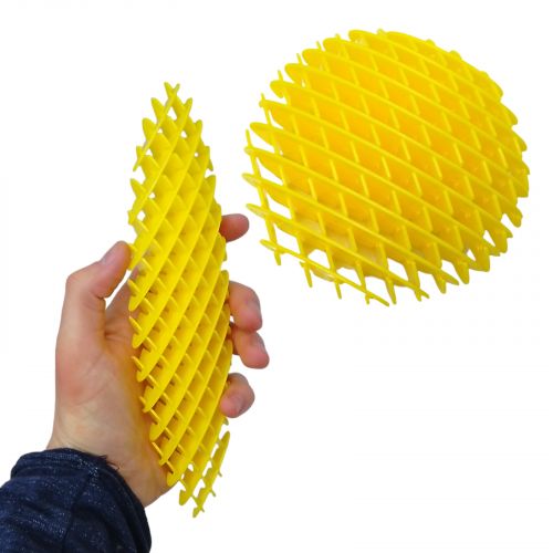 Іграшка-антистрес "Губка для рук: Fidget Worm" (жовта) фото