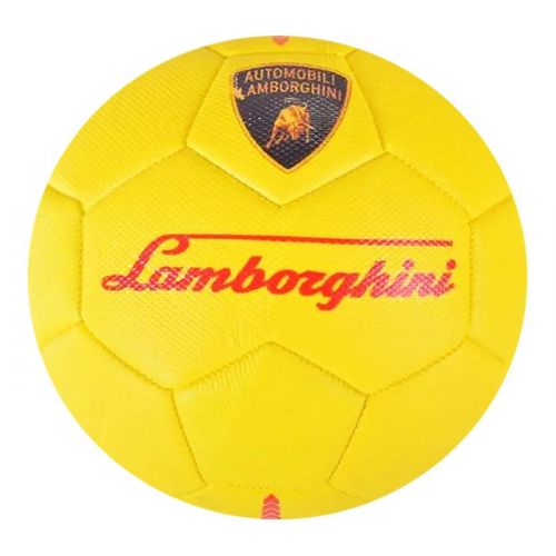 Уценка.  Мяч футбольный №5 "Lamborghini", желтый сдувает, немного грязний фото