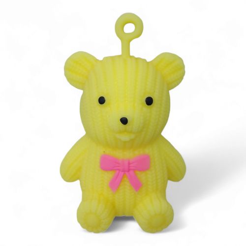 Іграшка-антистрес “Ведмедик”, піна  (жовтий) фото