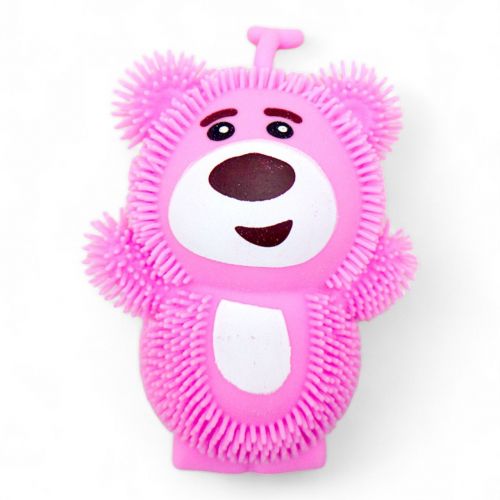 Іграшка-антистрес “Ведмежатко”, рожевий фото