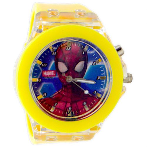 Детские наручные часы , с подсветкой (желтые) фото