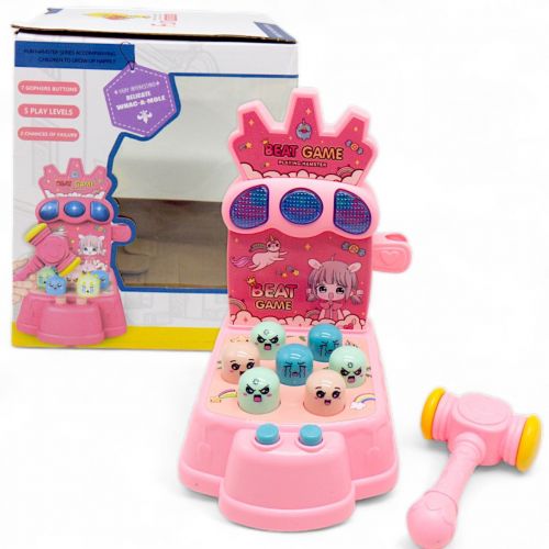Інтерактивна іграшка "Стукалка" (рожева) фото
