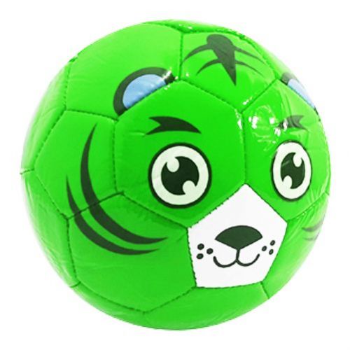 Уценка. Мяч футбольный №2 "Тигрик" (зеленый) сдувается фото